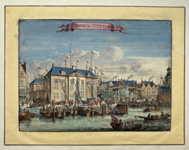 Gezicht admiraliteit Rotterdam.