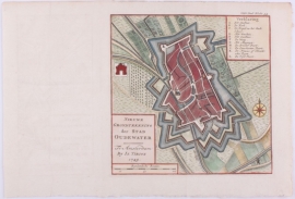 Town plan of Oudewater.