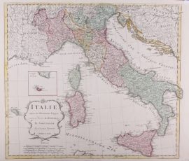 Map of Italy.