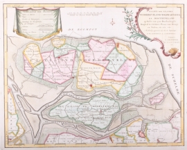 Map of Zeeland.