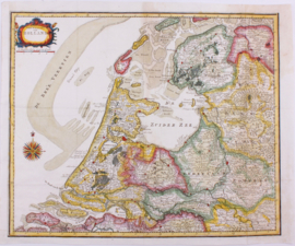 Kaart Holland.