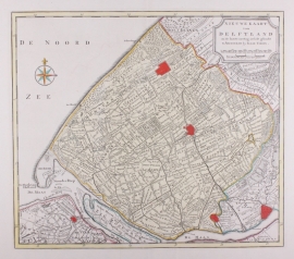 Map of South Holland.