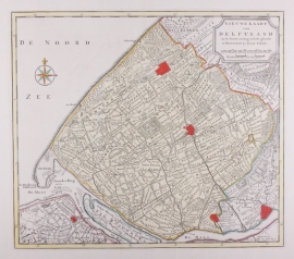 Kaart van Delftland