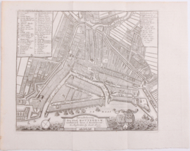 Plattegrond Rotterdam.