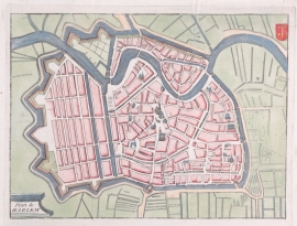 Plattegrond Haarlem.