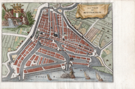 Town plan of Rotterdam.
