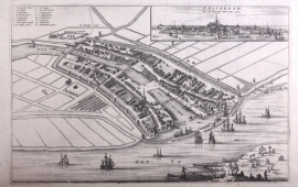 Town plan of Amsterdam.