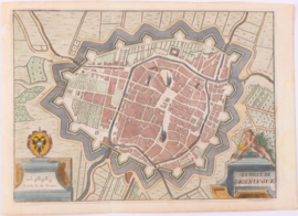 Plattegrond Groningen.
