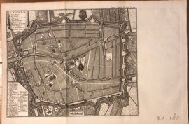 Plattegrond Leiden.