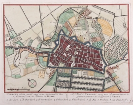 Town plan of The Hague.