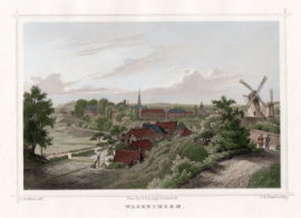 WageningenOmschrijving: Gezicht op Grote Kerk te Dordrecht. Techniek: Staalgravure inkleuring: Latere datum Maker: L.J. Terwen Datering: 1858 Beeldmaat H x B: ca. 14.5 x 16.5 cm. Prijscategorie lijst: (A) Conditie: GoedOmschrijving: Gezicht op Grote Kerk