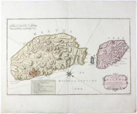 Map of Malta.