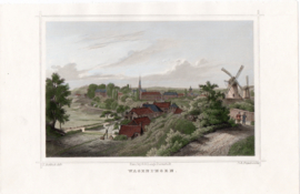 WageningenOmschrijving: Gezicht op Grote Kerk te Dordrecht. Techniek: Staalgravure inkleuring: Latere datum Maker: L.J. Terwen Datering: 1858 Beeldmaat H x B: ca. 14.5 x 16.5 cm. Prijscategorie lijst: (A) Conditie: GoedOmschrijving: Gezicht op Grote Kerk