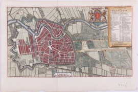 Town plan of Haarlem.