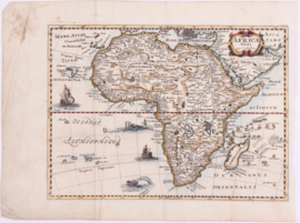 Kaart Afrika.