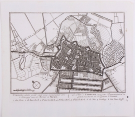 Plattegrond Utrecht.