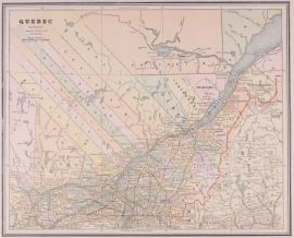 Plattegrond Quebec/ Ontario