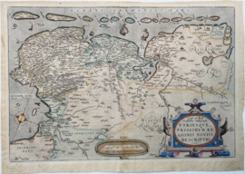 Kaart Friesland en Groningen