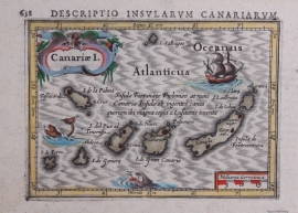 Kaartje van Canarische eilanden