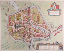 Town plan of Zierikzee.