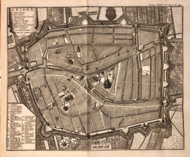 Plattegrond Leiden.