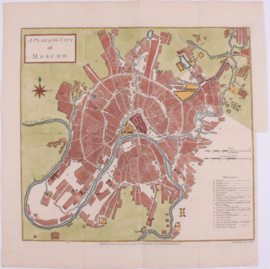 Plattegrond Moskou