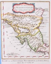 Kaart van Midden Amerika