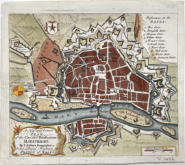 Plattegrond Maastricht.