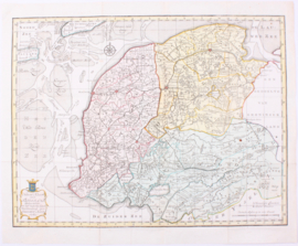 Map of Friesland.