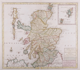 Map of Scotland.