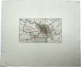 Plattegrond van Utrecht en omgeving.