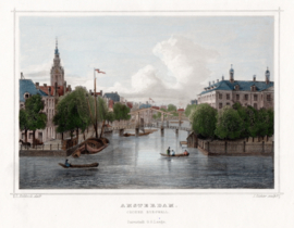 Gezicht op Amsterdam.