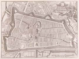 Plattegrond Utrecht.