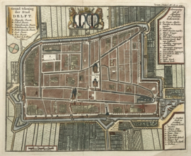 Plattegrond Delft