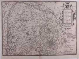 Kaart Brabant. Inferio Ris Nobi Lissima