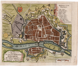 Plattegrond Maastricht.