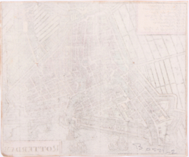 Town plan Rotterdam.