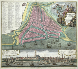 Plattegrond Rotterdam.