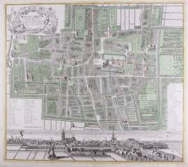 Town plan of The Hague.