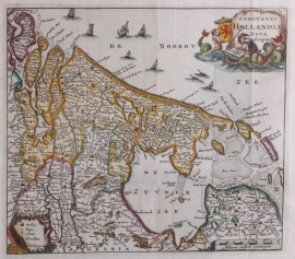 Kaart van Holland