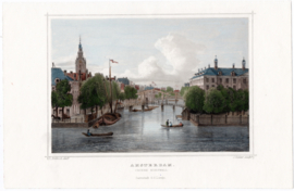Gezicht op Amsterdam.
