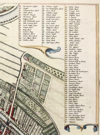 Town plan of Rotterdam.