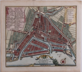 Plattegrond Rotterdam.