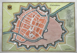 Plattegrond Groningen.