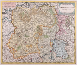 Kaart Limburg.