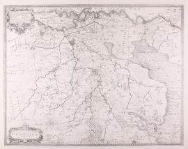 Kaart Brabant.