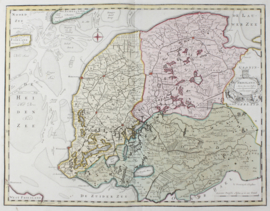 Kaart Friesland