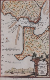 Kaart Portugal.