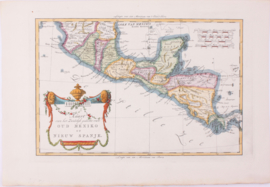 Kaart Mexico.