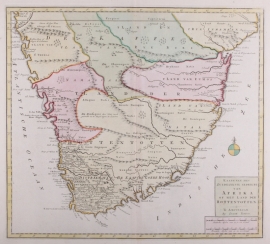 Kaart Zuid Afrika